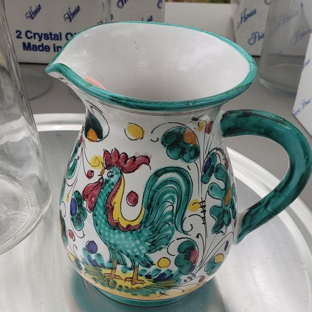 Hand Crafted Italian Pitcher